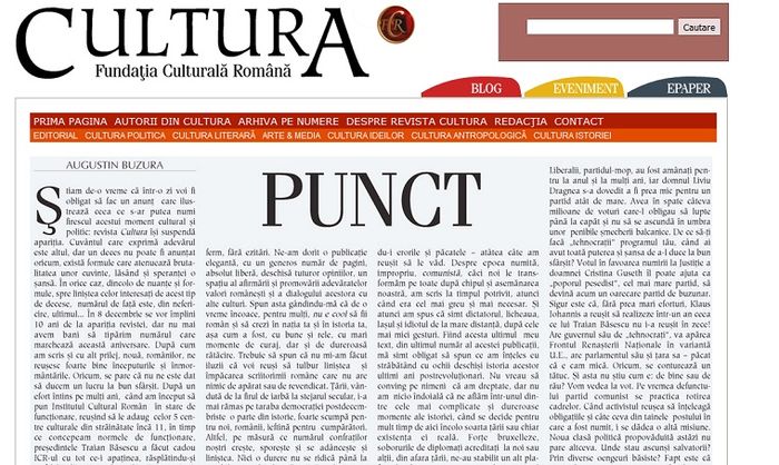 revista Cultura - Diaspora RO-vot 2014 _ stiri diverse