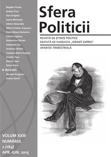 Revista "Sfera Politicii"; http://issuu.com/sferapoliticii/
