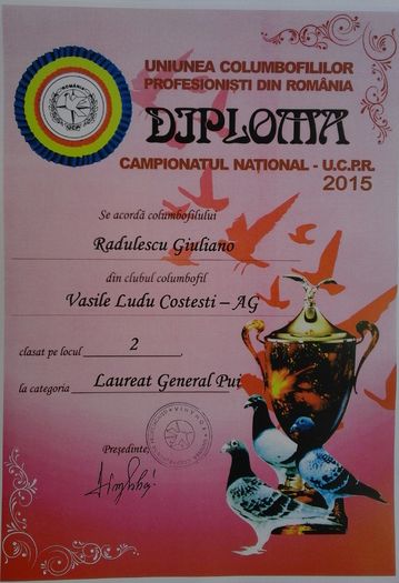 Loc 2 nat laureat general pui 2015 - EXPOZITIA  NATIONALA 2015