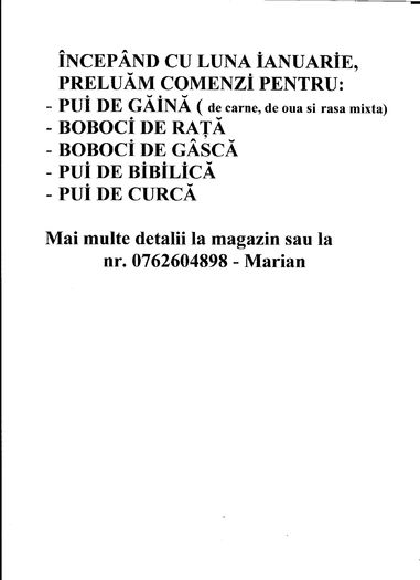 Scan - magazin furaje - import Ungaria