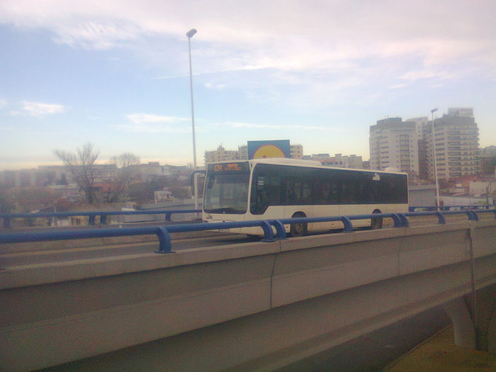 Autobuzul 634 spre Berceni - POD VACARESTI IANUARIE 2015