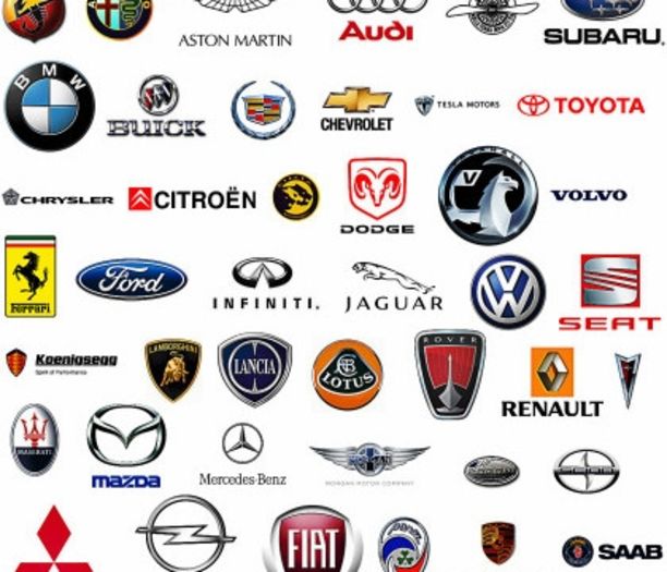 1 - toate marcile de masini din lume simbol