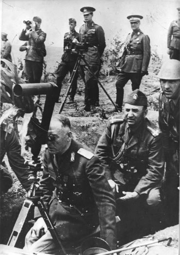 1941- Maresalul Antonescu pe frontul de est