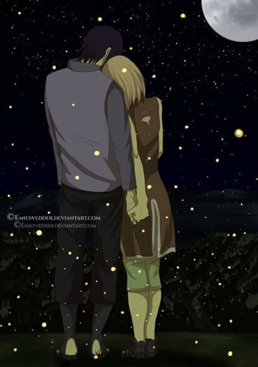 Impreuna ne uitam la stele - Poze cu Sakura si Sasuke