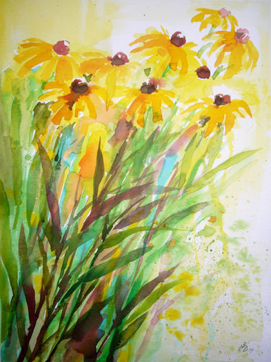 YellowFlowers4b - Picturi cu flori