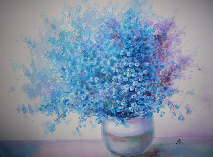 BlueWildFlowers2med1 - Picturi cu flori