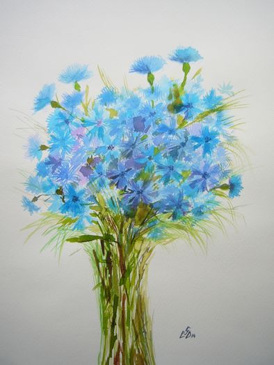 CornFlowers6 - Picturi cu flori