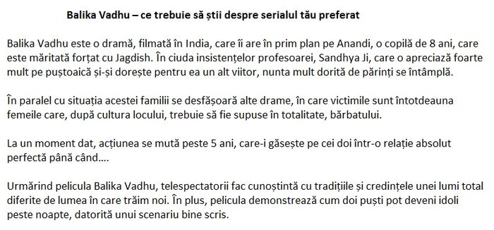 serialul tau preferat