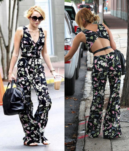 la-modella-mafia-Miley-Cyrus-in-a-cut-out-Reformation-floral-print-jumper1-800x938