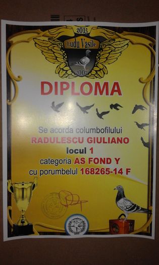 1 AS FOND TIN - TROFEE SI DIPLOME 2015