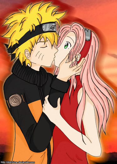 Naruto_X_Sakura__Kiss__by_Didi_hime - ZzZzZ-NaruSaku-ZzZzZ