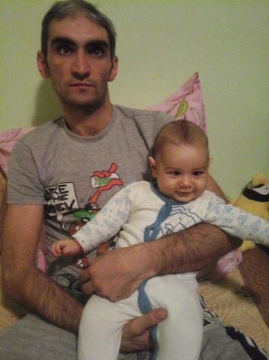 Smecherasu; Iustin cu tata
