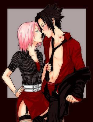 opa sasuke kiss