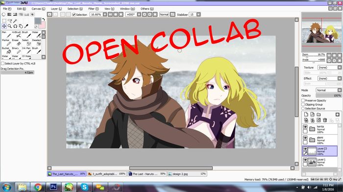 open collab e cu amandoi, astept sa se incarce pe sendspace - 2 Characters