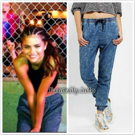 Selena-Gomez-Style-Outfits-Neon-Blonde-Destroyer-Slouchy-Denim-Pant-in-Novelty