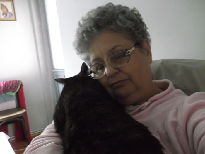 eu si Mita, pisica mea iubita!!