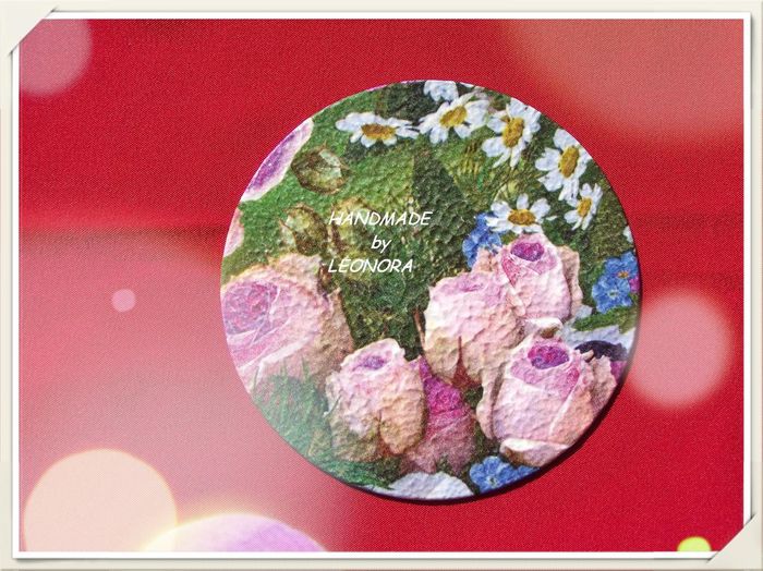 bobocei trandafiri magnet frigider