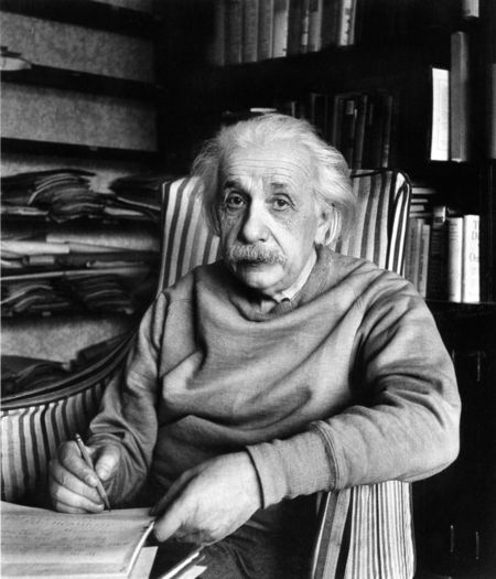 Alfred Eisenstaedt; Albert Einstein
