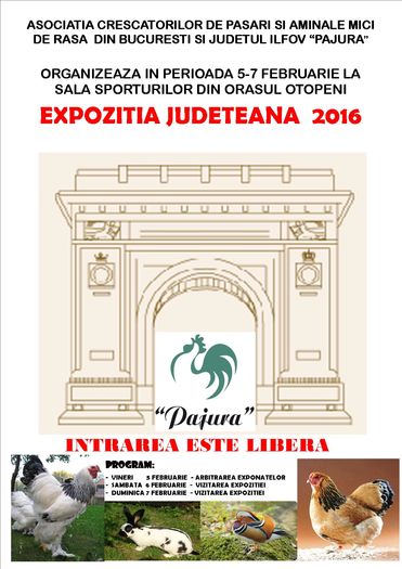 2 AFIS EXPO JUDETEANA OTP 2016-12.01-2 - 1 aExpozitia judeteana 5-7 februarie 2016 OTOPENI