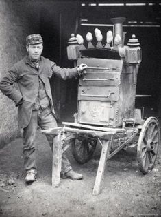 1901 Fast-food stradal - fotografii inedite din istorie