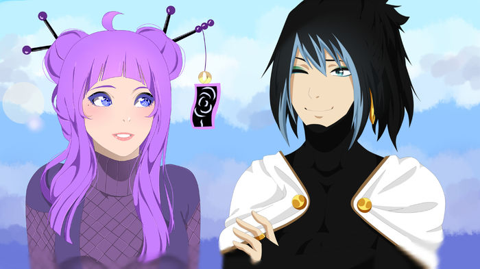 Kyara and Ikuto ..collab