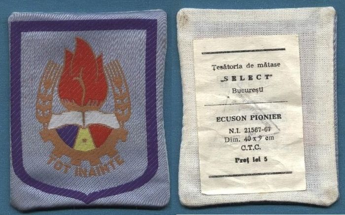 emblema de pionier - Amintiri dinainte de 1989-1