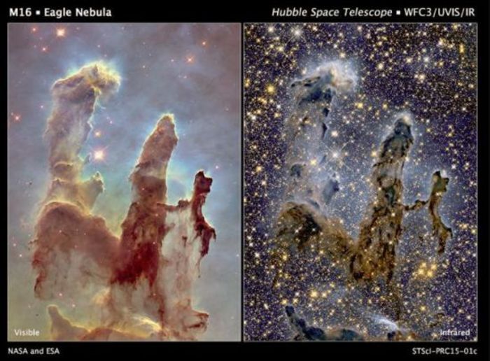 Telescopul Hubble - Coloanele Creatiei - NASA