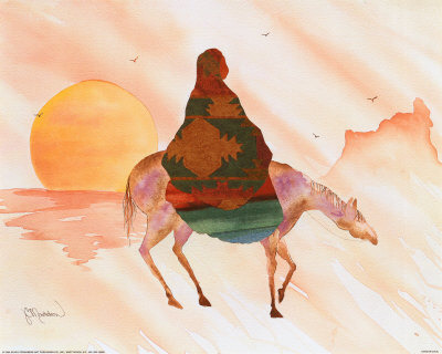 terry-madden-on-horse-at-sunrise