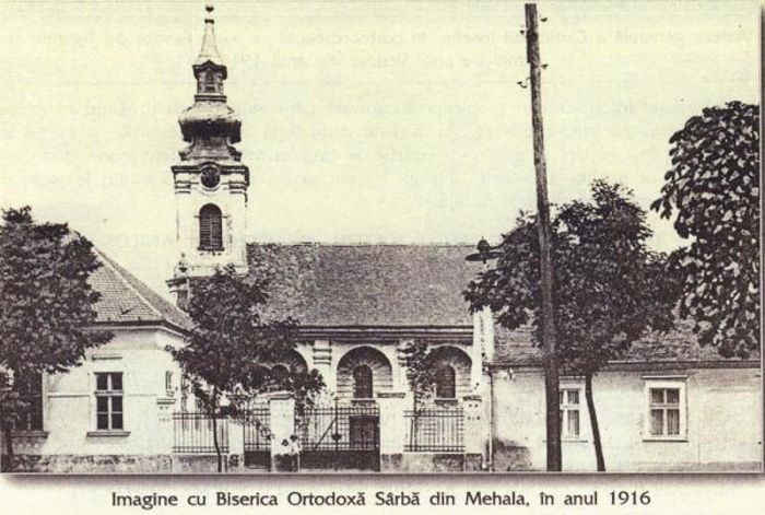 Mehala_-_serbische-orthodox_Kirche_des_Heiligen_Nikolaus_-_Nicolaikirche - linia de Mehala