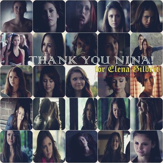 Thanx Nina for 6 seasons. #1 - ll - The Vampire Diaries TEAM - ll