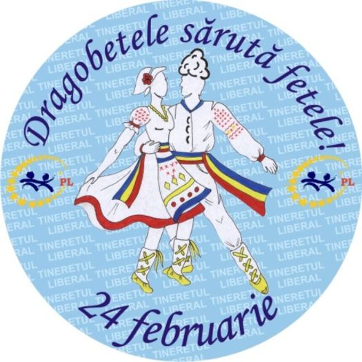 Dragobete_saruta_fetele - DRAGOBETELE AZI 24 FEBRUARIE ZIUA TRADITIONALA A ROMANILOR INDRAGOSTITI