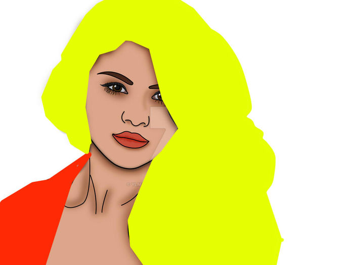 selena_gomez_drawing_by_ylmarshalldesigns1-d6rmro2