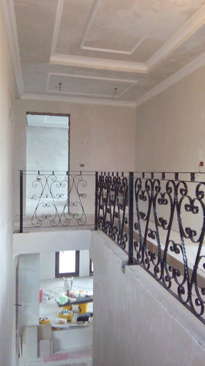 balustrada fier forjat - Casa Sanmartin -Muntele Carmel