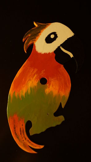 idee pt pictat papagal - Morisca de vant