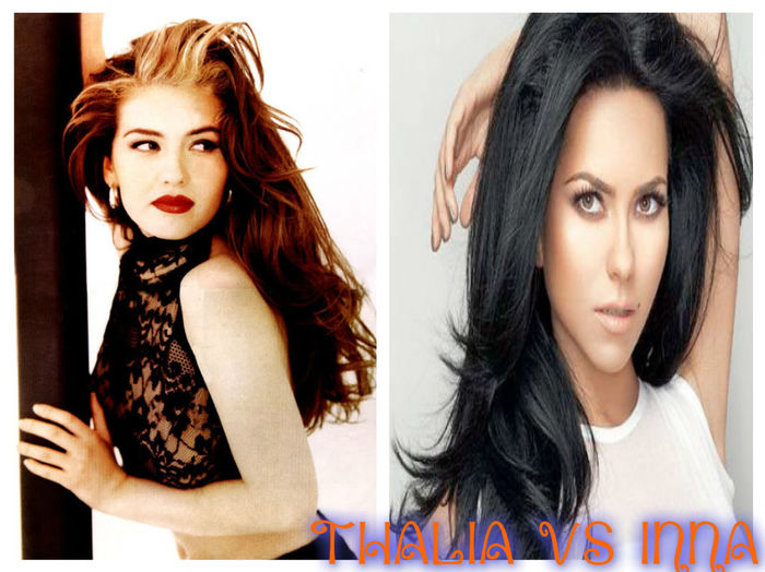 pizap.com14584830469711 - THALIA VS INNA COMPARATZIE INTRE ELE CARE E MAI FRUMOASA SEXY SI BUNA