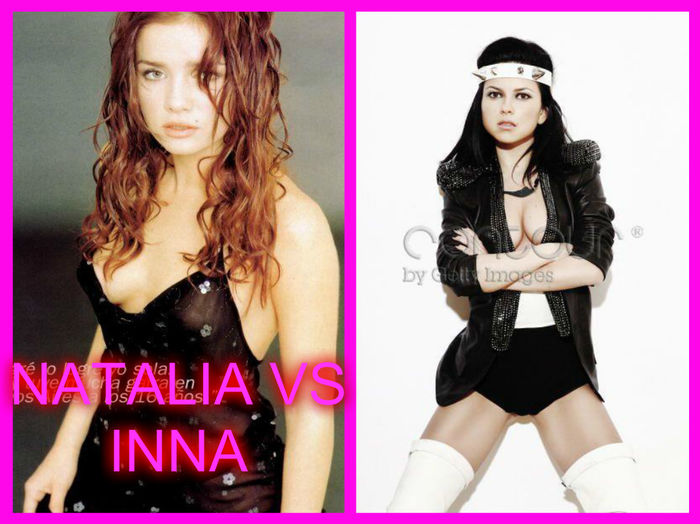 pizap.com14585671859151 - NATALIA OREIRO VS INNA-COMPARATZIE INTRE ELE CARE E MAI FRUMOASA BUNA SI SEXY