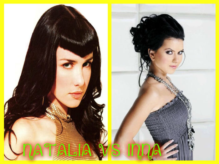 pizap.com14585692260841 - NATALIA OREIRO VS INNA-COMPARATZIE INTRE ELE CARE E MAI FRUMOASA BUNA SI SEXY