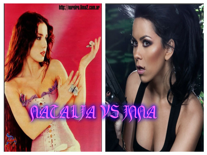 pizap.com14585723249371 - NATALIA OREIRO VS INNA-COMPARATZIE INTRE ELE CARE E MAI FRUMOASA BUNA SI SEXY