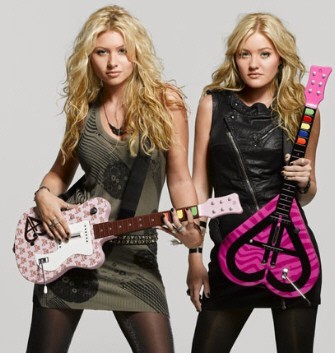 aly-and-aj-guitar-hero-rock-band-guitars-small - Aly and Aj