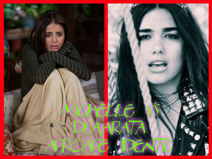 pizap.com14592699618611 - MICHELLE RENAUD VS DUA LIPA-NU-I ASA CA ARATA APROAPE IDENTIC