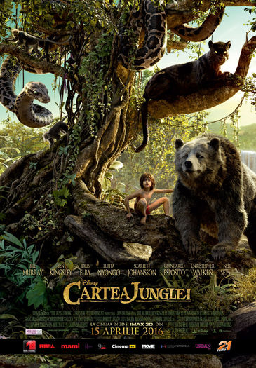 din 15 apr,  The Jungle Book (2016) - Filme in curand