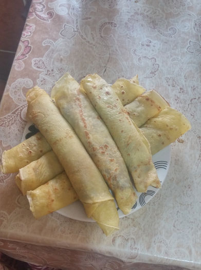 Clătite cu dulceață de prune