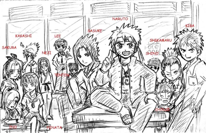 highschool-Naruto - naruto school