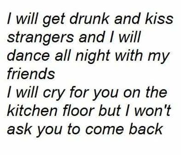 :) - x i m givin up on u