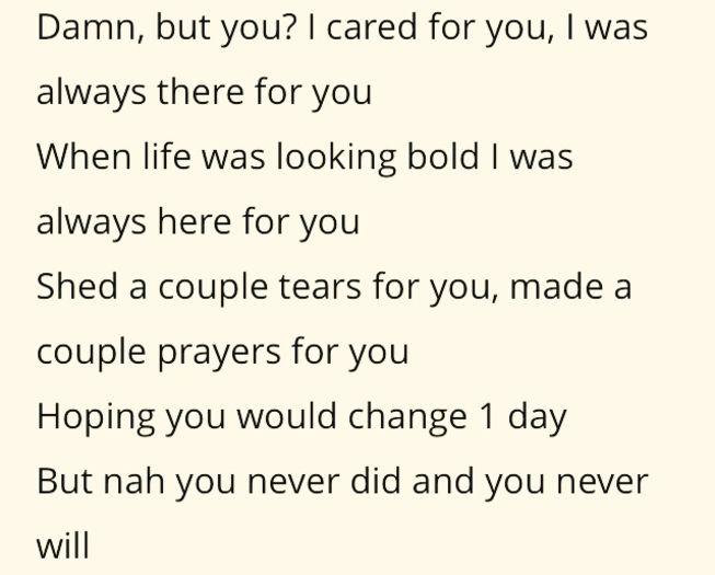 never