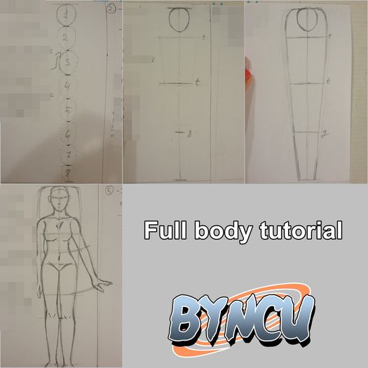 full body tutorial by Byncu-Uzumaki - Tutoriale by me