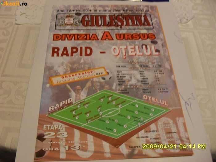 Program Meci Rapid Bucuresti Otelul Galati 1999 - Otelul Galati Istorie