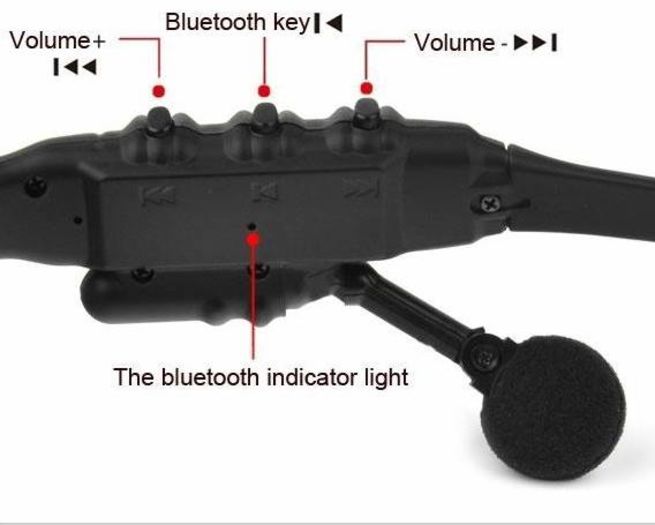 ochelari soare - OCHELARI de soare cu casti bluetooth de vanzare