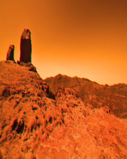 »雅 清.; Culoarea roșie a planetei Marte se datorează fierului oxidat din solul său.