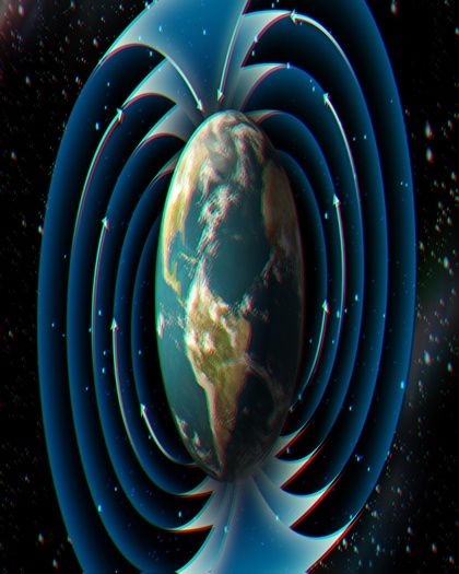 »雅 清.; Planetele au un câmp magnetic din cauza fierului topit care se află în interiorul; nucleului lor. Când planetele se învârt așa face și fierul, generând curenți electrici care formează câmpul magnetic.

